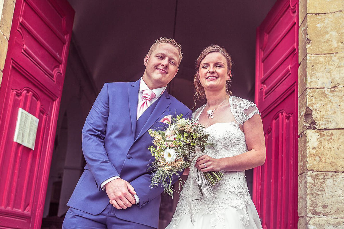 jeune couple pour un mariage magnifique sur Amiens dans les hauts-de-France