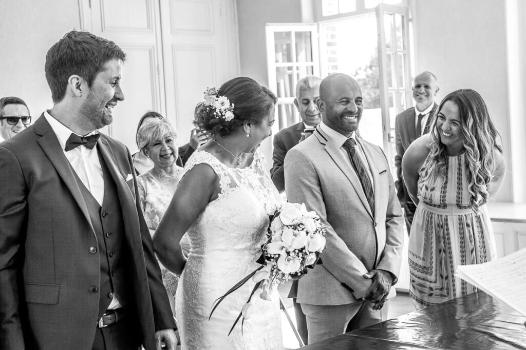 cérémonie en mairie lors d'un mariage