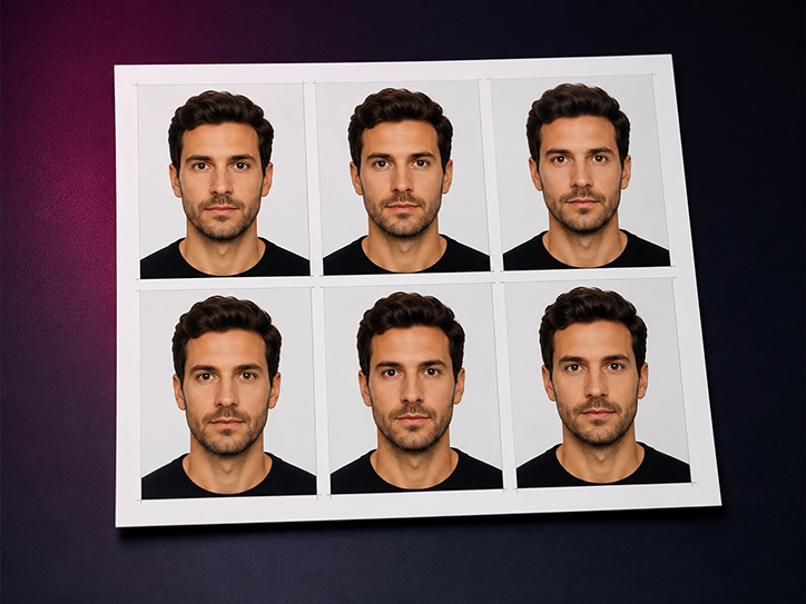 Tirages de photos d’identité réalisés au studio à Amiens