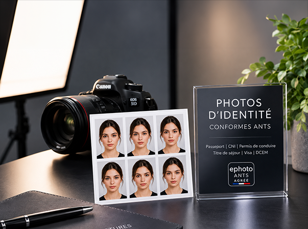 Photos d’identité et ePhoto ANTS au studio à Amiens