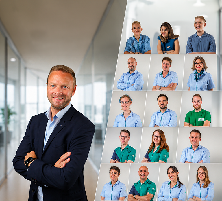 Trombinoscope de collaborateurs d’une entreprise à Amiens