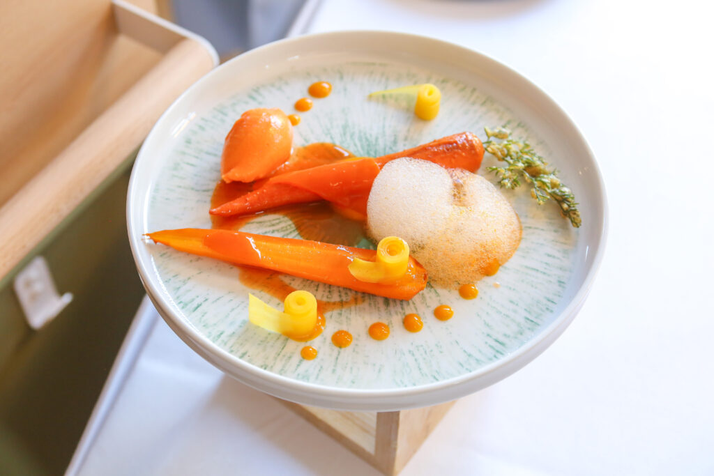 Présentation culinaire lors d’un événement professionnel